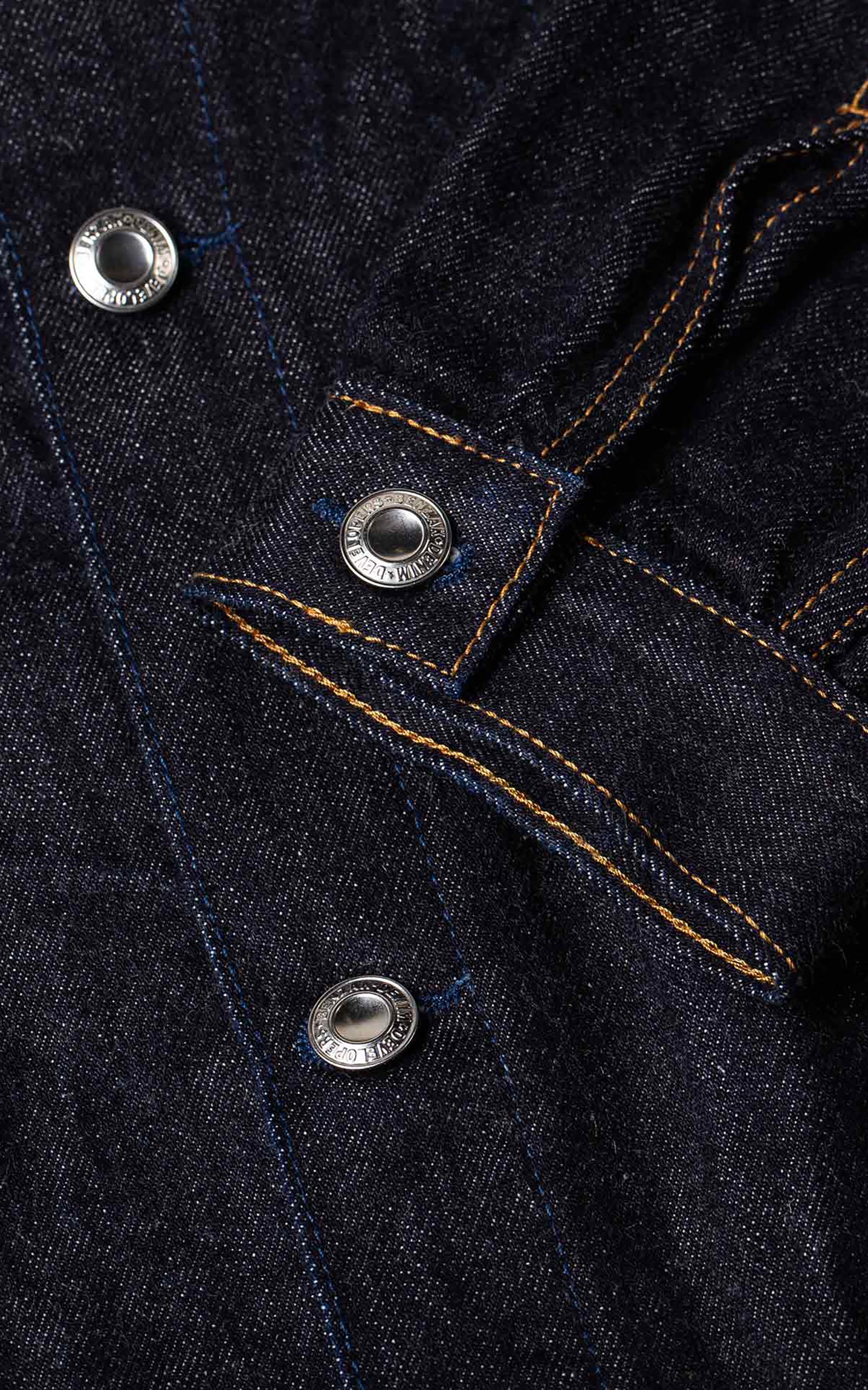 Benzak BDJ-05 Trucker Jacket Forties Era Selvedge Indigo 14oz