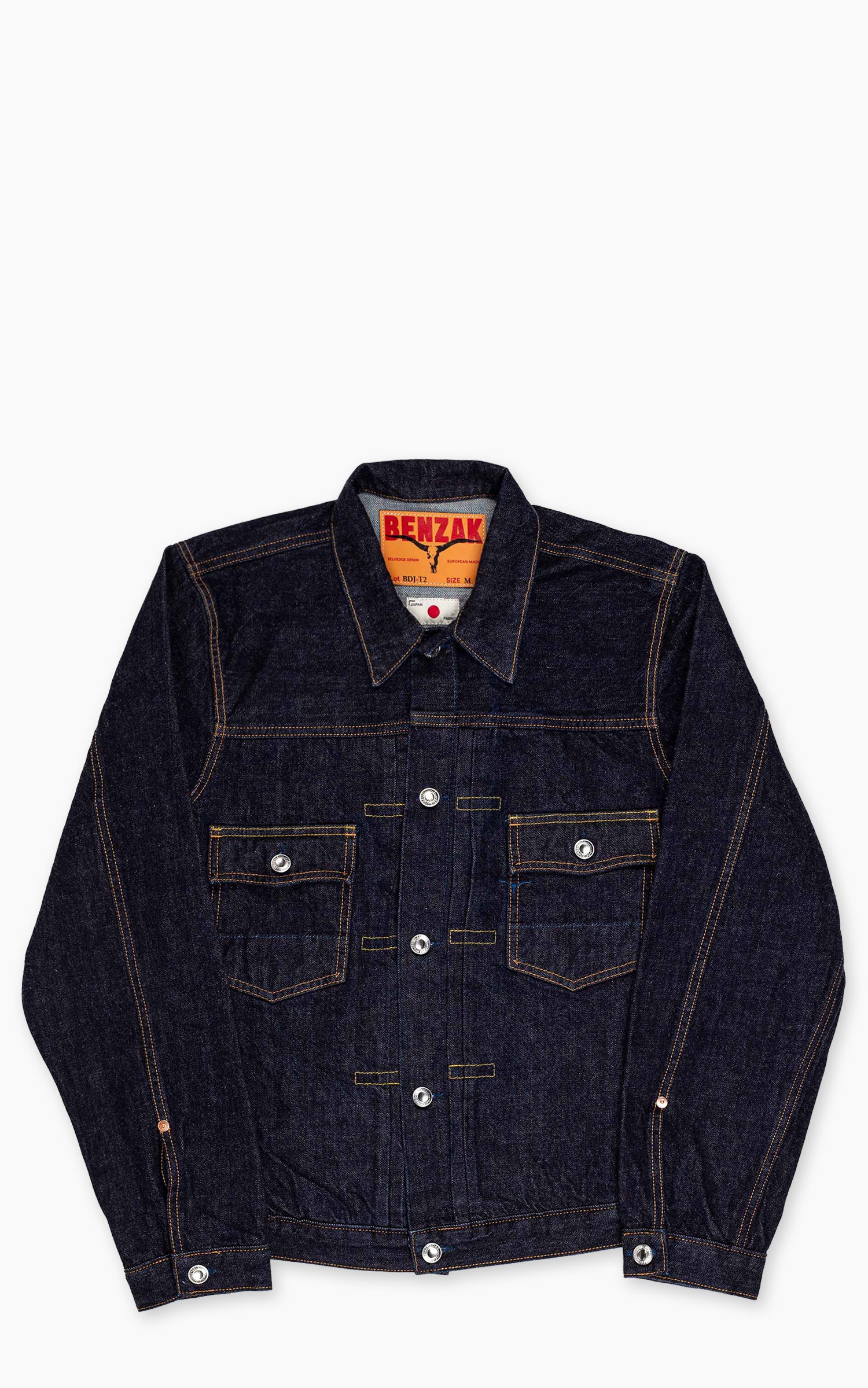 Benzak BDJ-T2 Type II Jacket Forties Era Selvedge Indigo 14oz
