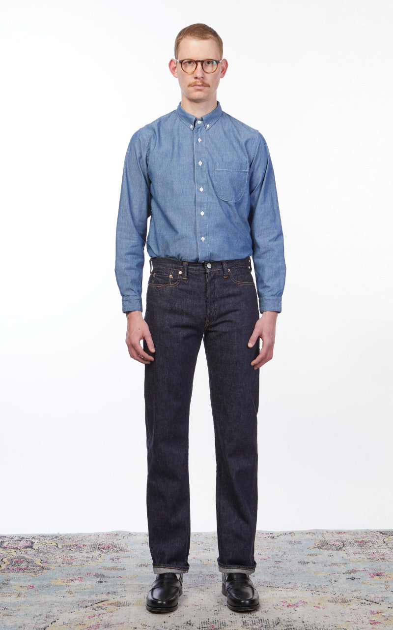 Benzak BDS-02 One Pocket Shirt Indigo Chambray 5oz