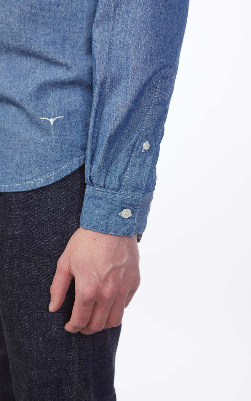 Benzak BDS-02 One Pocket Shirt Indigo Chambray 5oz
