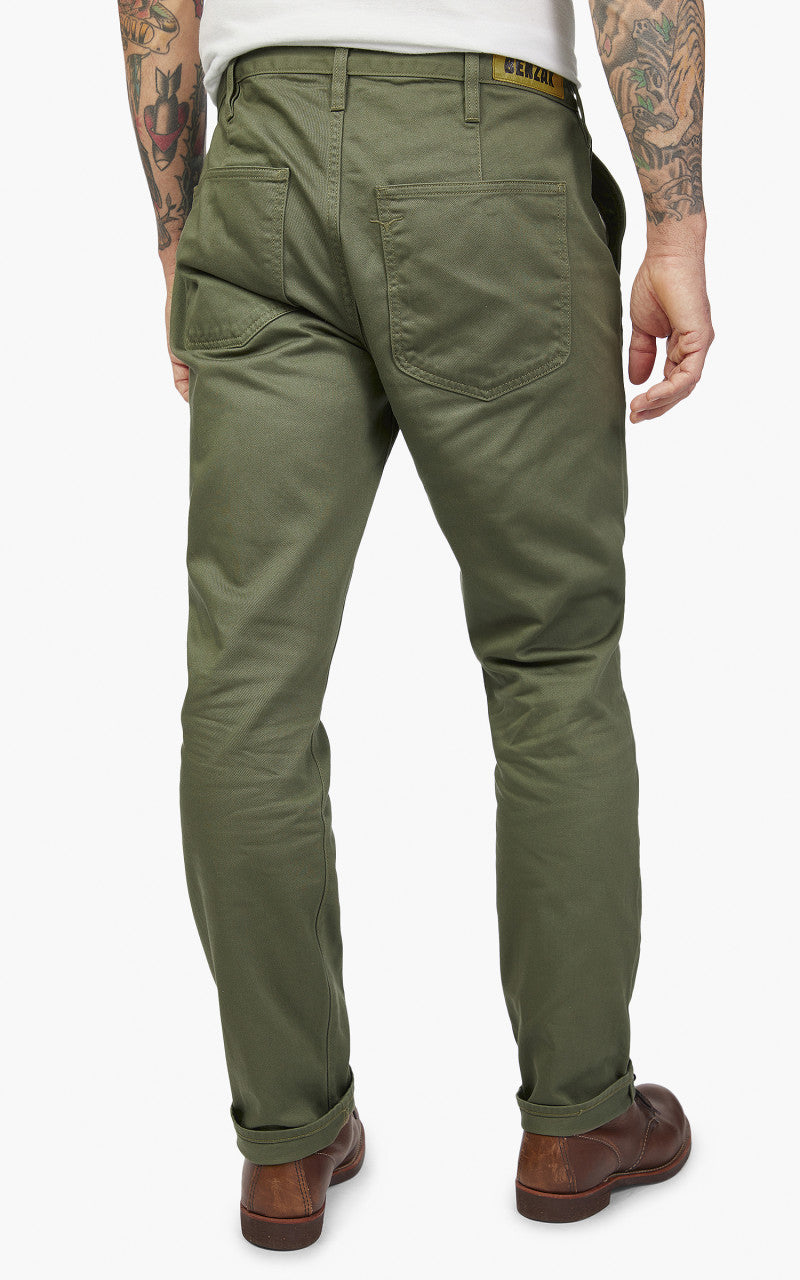 Benzak BP-06 Scout Pants Sateen Military Olive Green