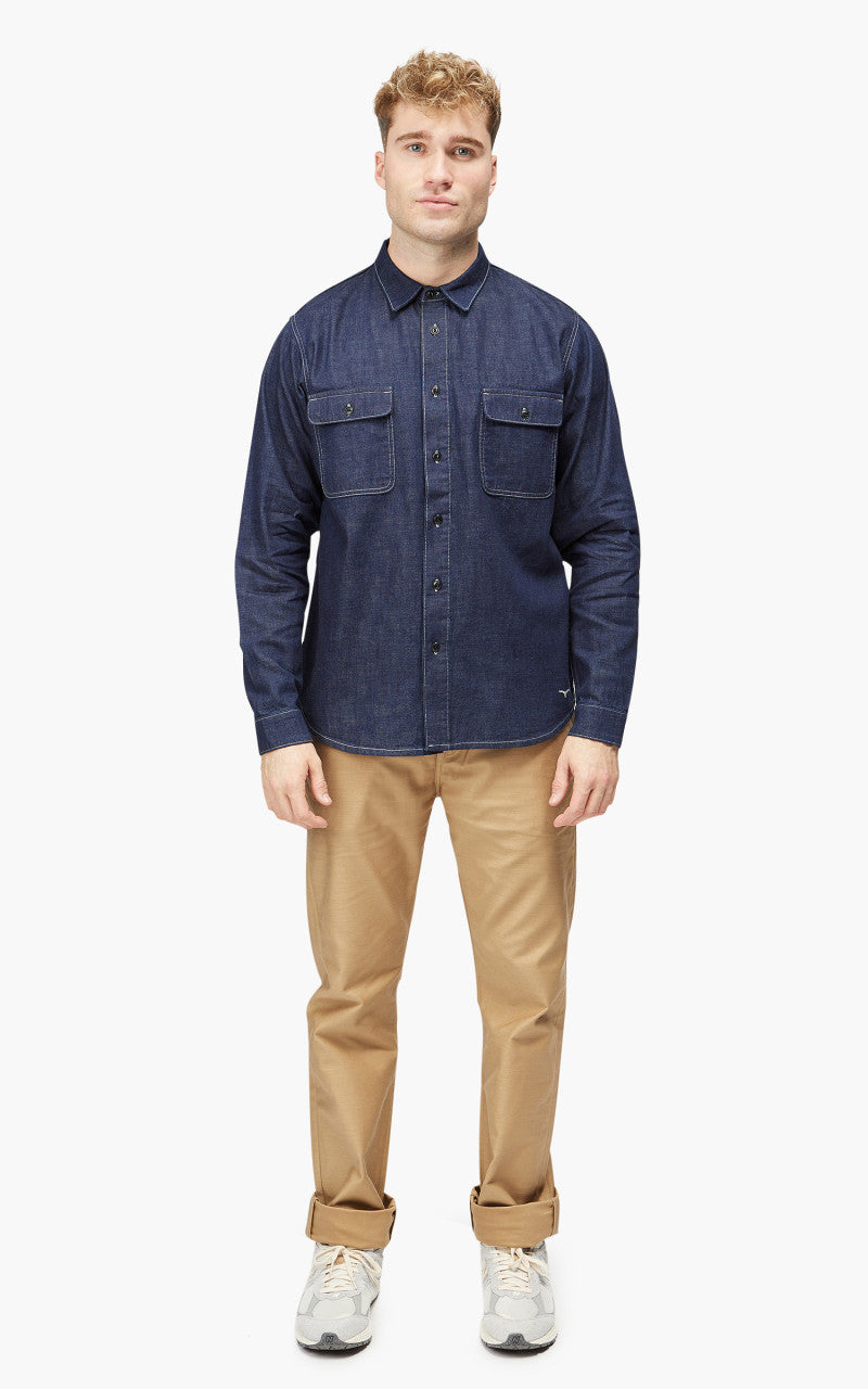 Benzak BWS-01 Work Shirt Tinted Denim 8oz