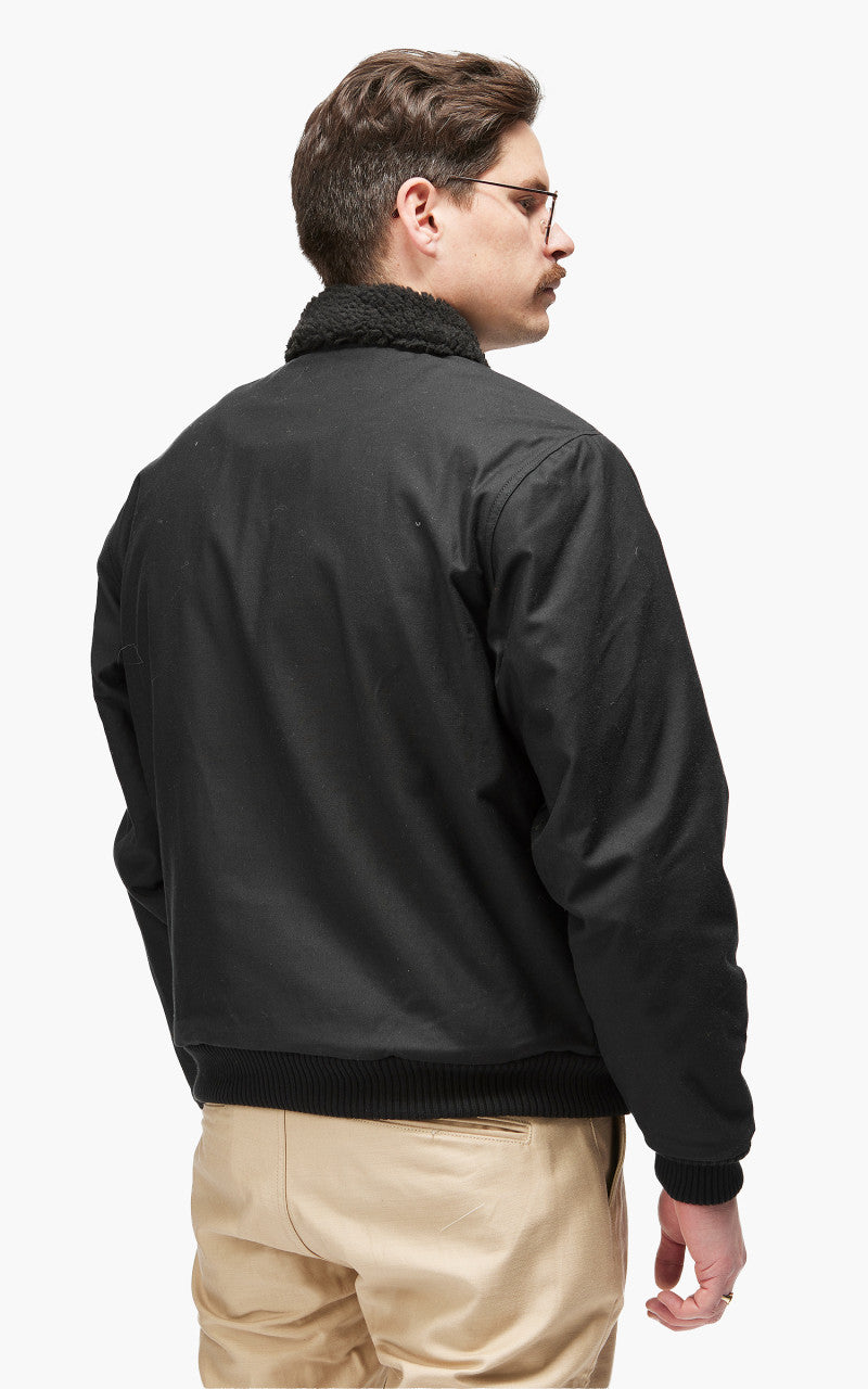 Benzak BBJ-03 Flight Jacket M65 Reverse Sateen Twill Black