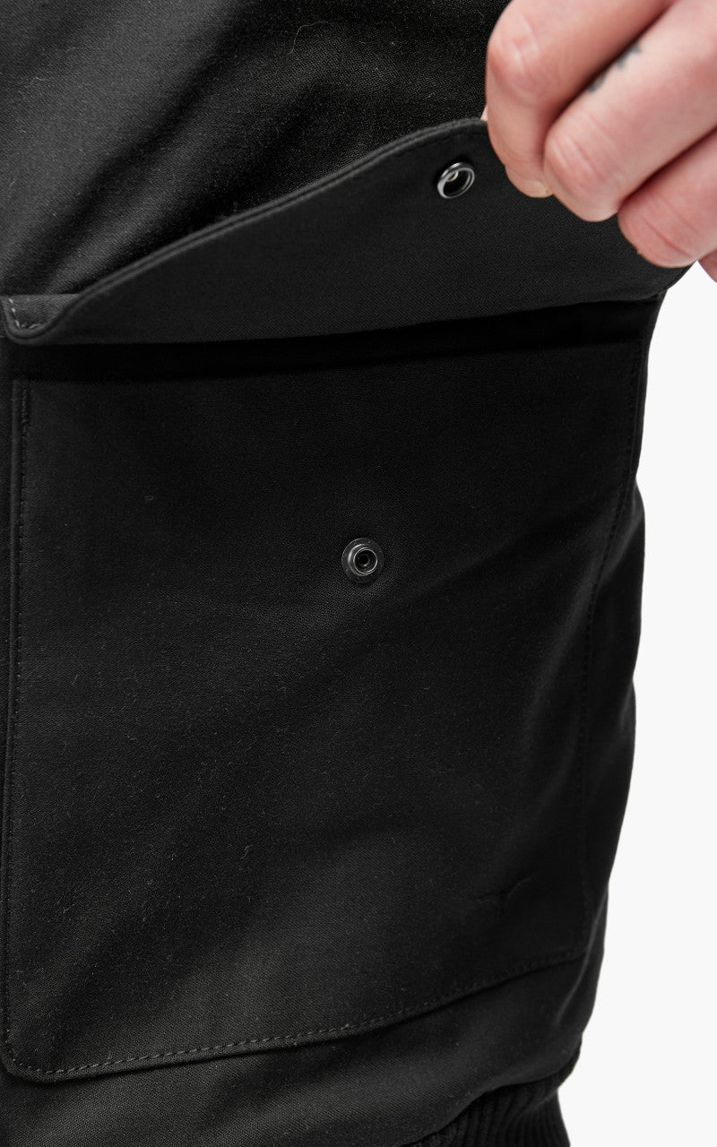 Benzak BBJ-03 Flight Jacket M65 Reverse Sateen Twill Black