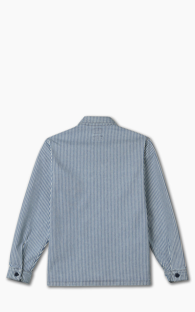 Benzak BWS-03 Military Overshirt Hickory Stripe