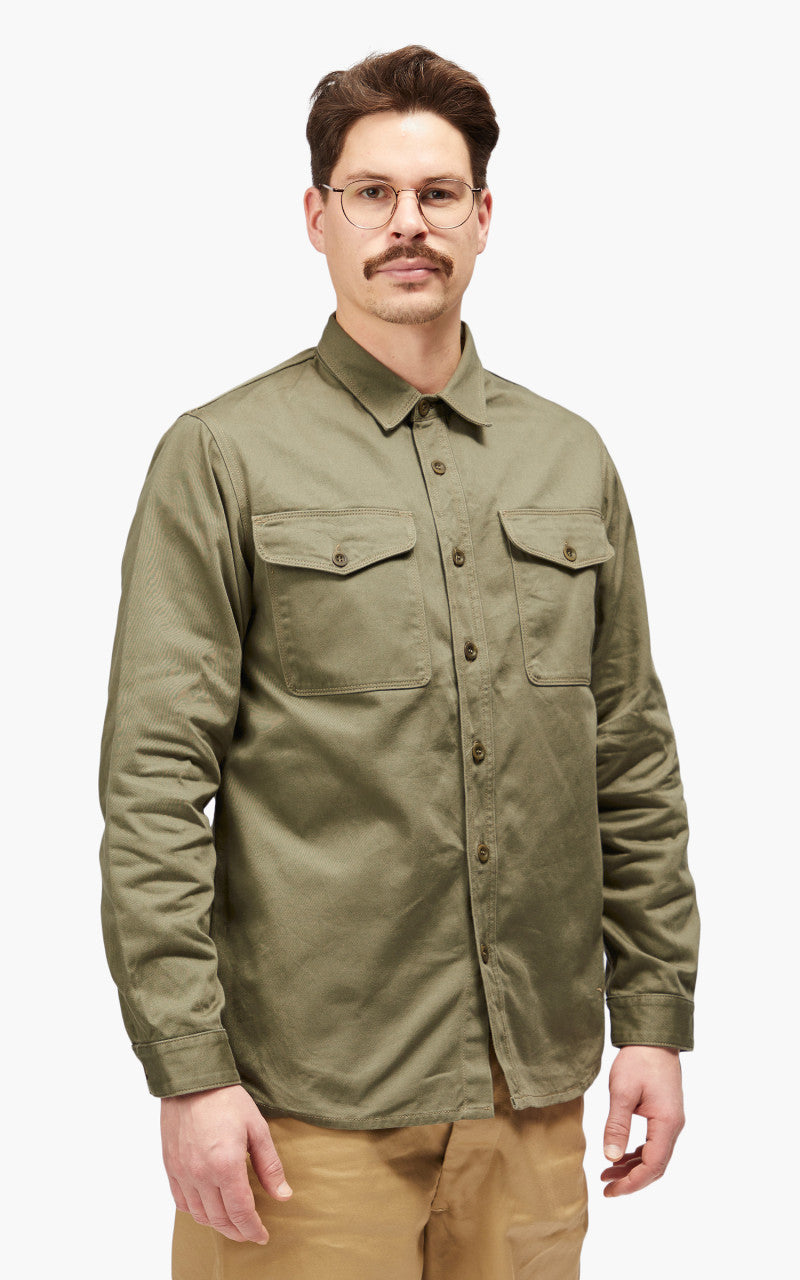 Benzak BWS-04 Scout Overshirt Sateen Military Olive Green