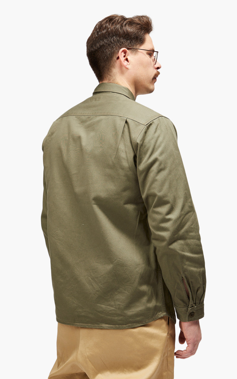Benzak BWS-04 Scout Overshirt Sateen Military Olive Green