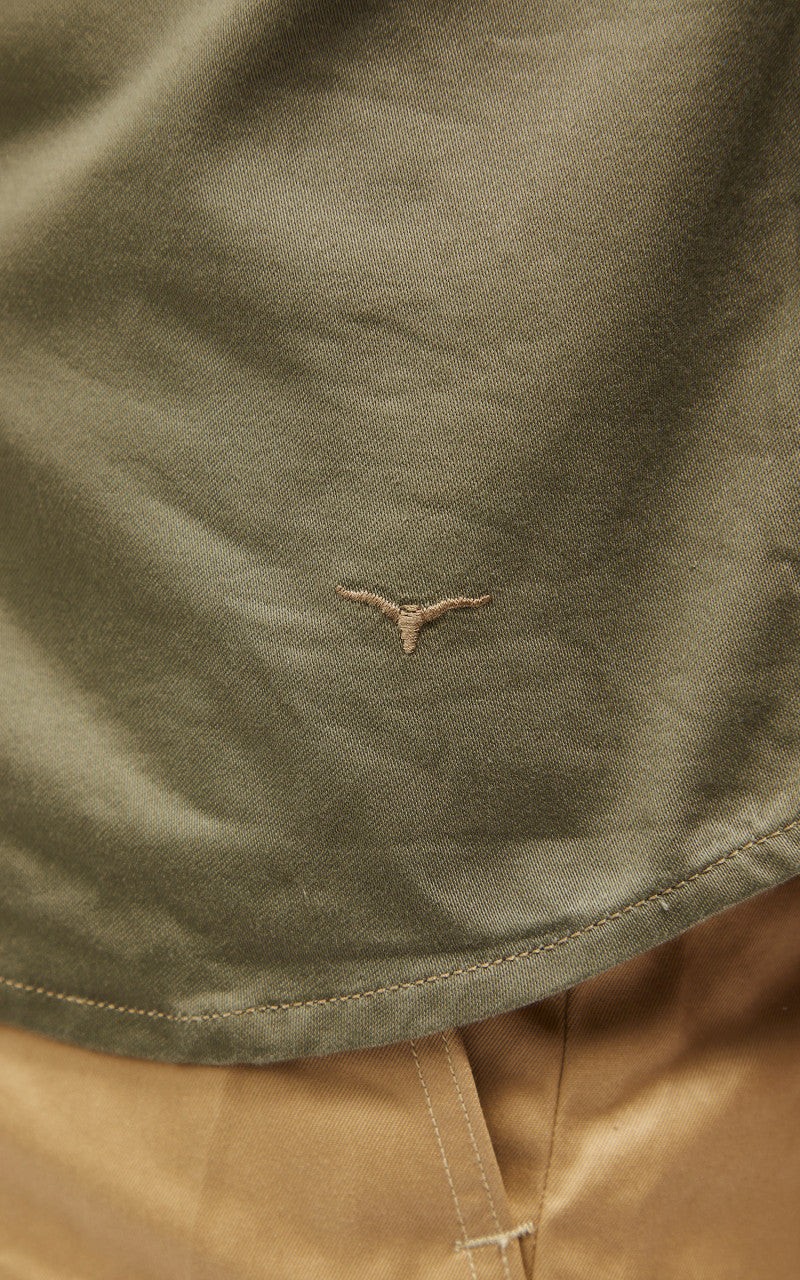 Benzak BWS-04 Scout Overshirt Sateen Military Olive Green