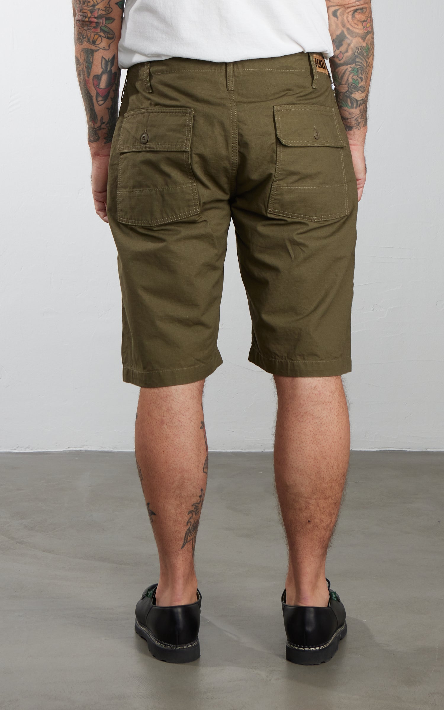 Benzak BPS-03 Fatigue Shorts Ripstop Olive Drab 8oz