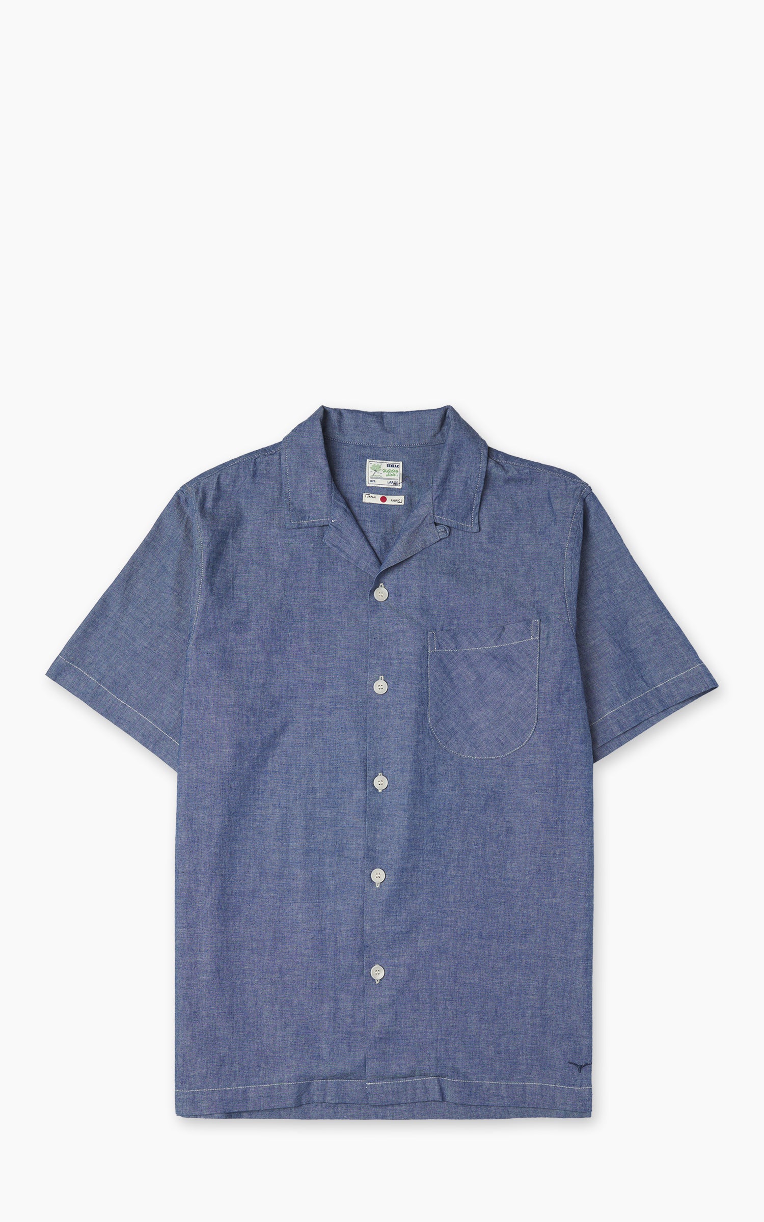Benzak BSS-01 Holiday Shirt Vintage Chambray Indigo 5oz