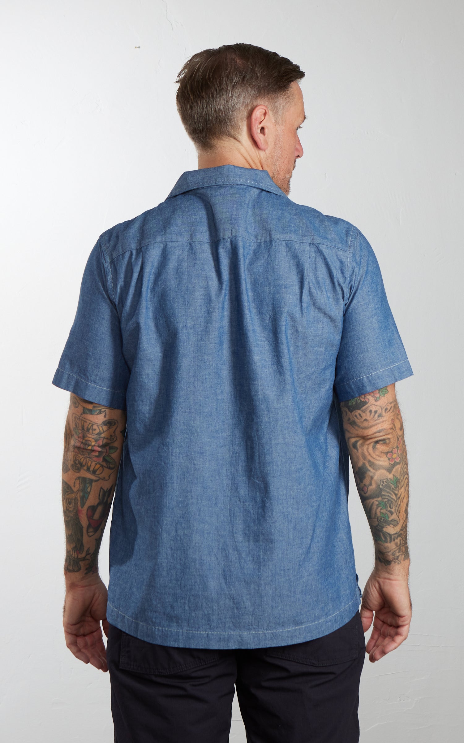 Benzak BSS-01 Holiday Shirt Vintage Chambray Indigo 5oz