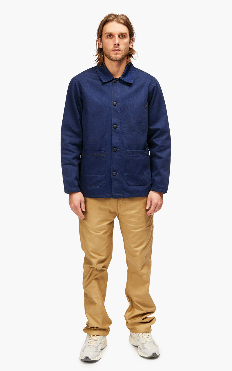 Benzak BWJ-01 Worker Jacket Selvedge Blue x Black