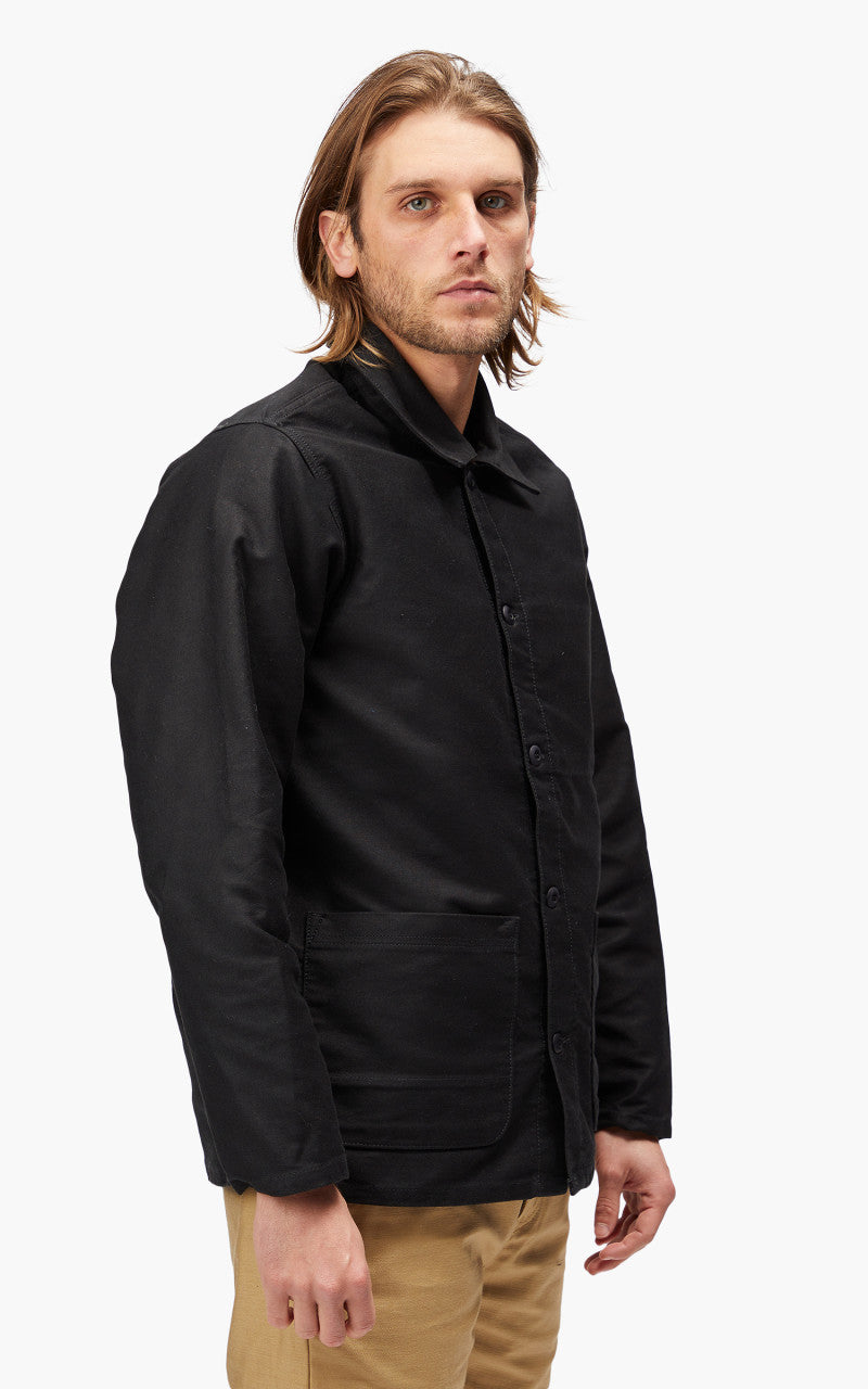 Benzak BWJ-01 Worker Jacket Moleskin Black 12oz