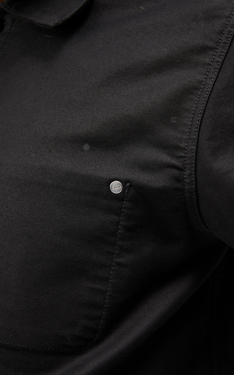 Benzak BWJ-01 Worker Jacket Moleskin Black 12oz