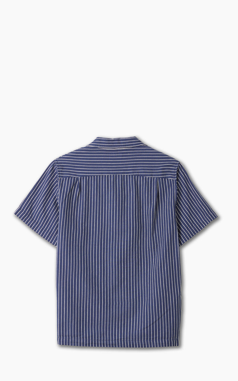 Benzak BSS-01 Holiday Shirt Navy Dobby Stripe 6.5oz