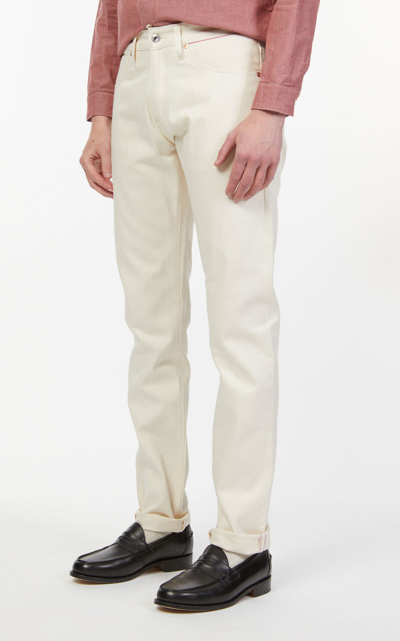 Benzak B-01 Slim Ecru Selvedge 12oz