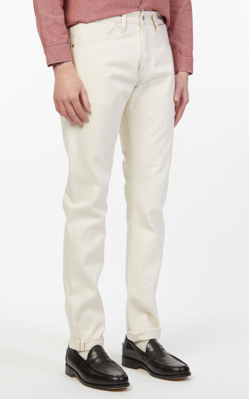 Benzak B-01 Slim Ecru Selvedge 12oz