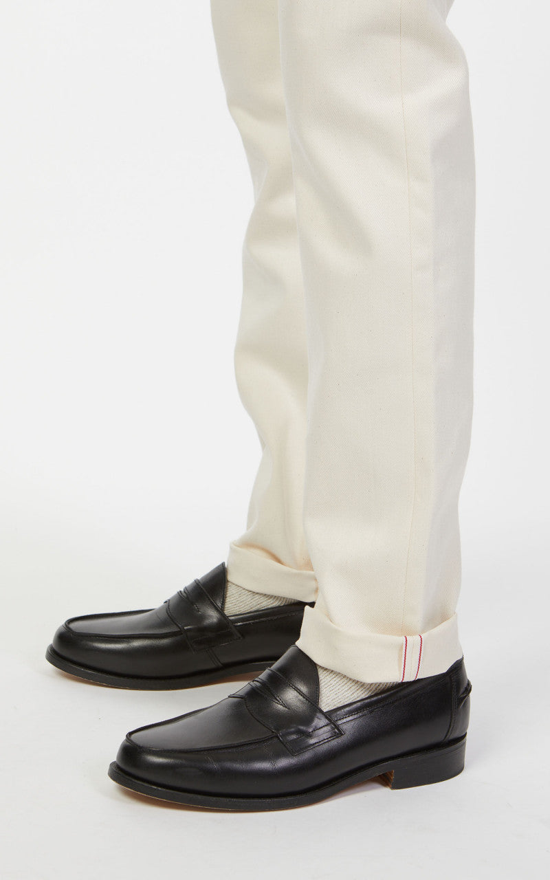 Benzak B-01 Slim Ecru Selvedge 12oz