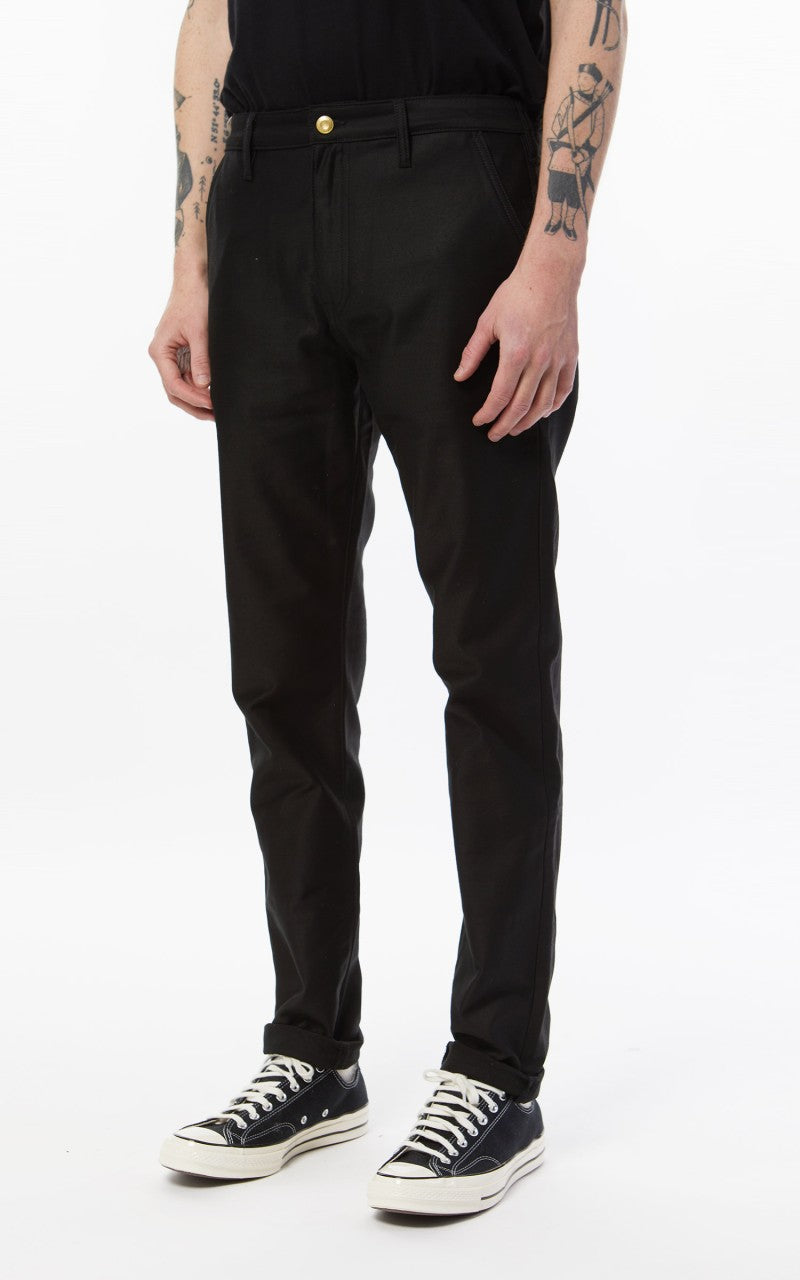 Benzak BC-01 Tapered Chino Military Twill Jet Black