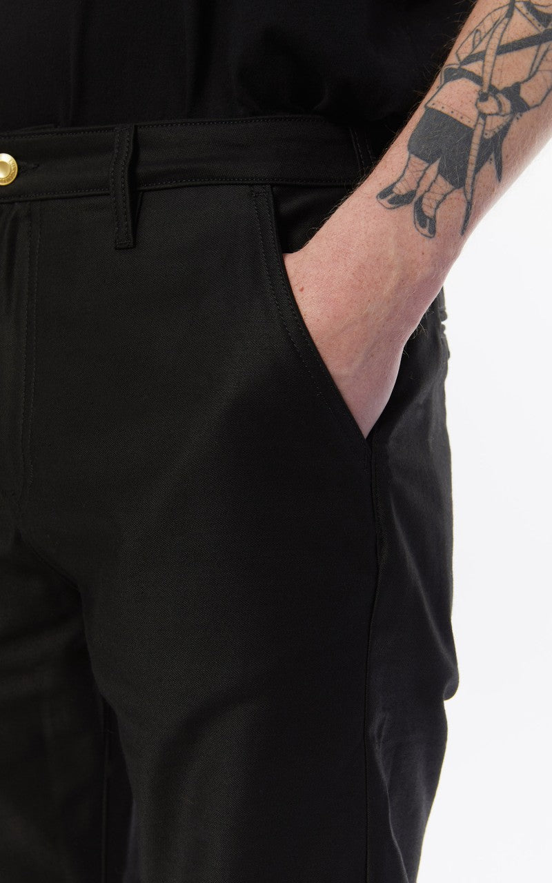 Benzak BC-01 Tapered Chino Military Twill Jet Black