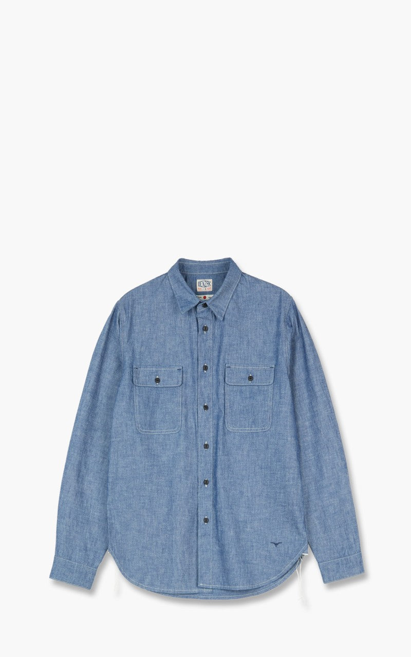 Benzak BWS-01 Work Shirt 6oz Selvedge Chambray