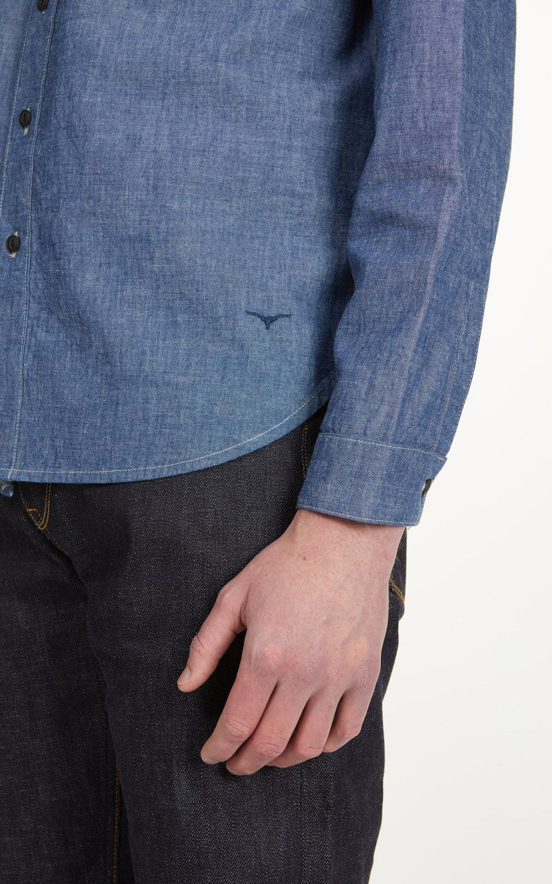 Benzak BWS-01 Work Shirt 6oz Selvedge Chambray