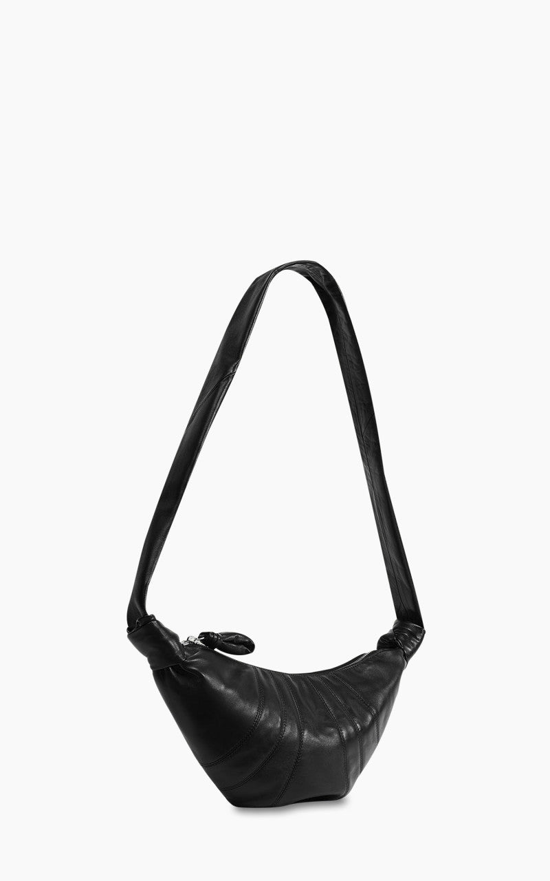 Lemaire Small Croissant Bag Soft Nappa Leather Black