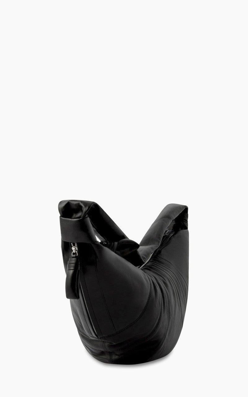 Lemaire Large Croissant Bag Nappa Leather Black