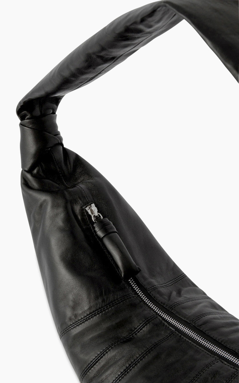 Lemaire Large Croissant Bag Nappa Leather Black