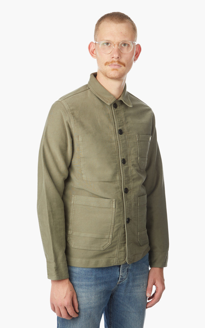 Blue de Gênes Vince ISKO Jacket Leaf