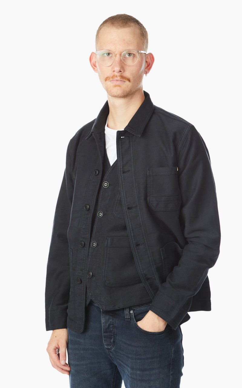 Blue de Gênes Vince ISKO Jacket Black