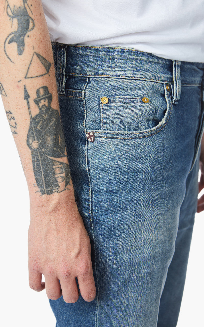 Blue de Gênes Vinci 3616 Mid Blue Denim