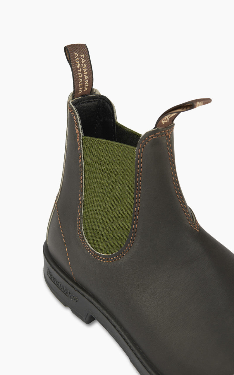 Blundstone 519 Original Series Olive Elastic Stout Brown