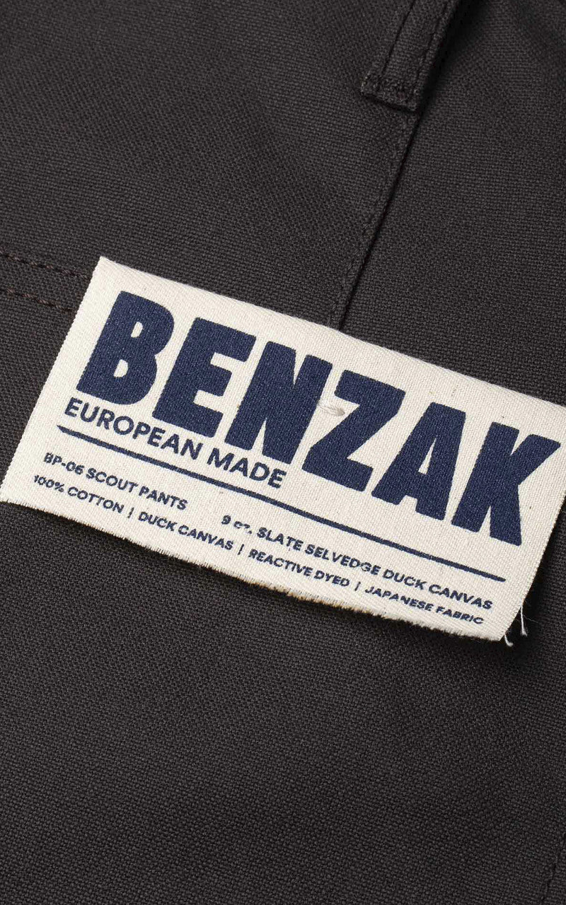 Benzak BP-06 Scout Pants Duck Canvas Selvedge Slate