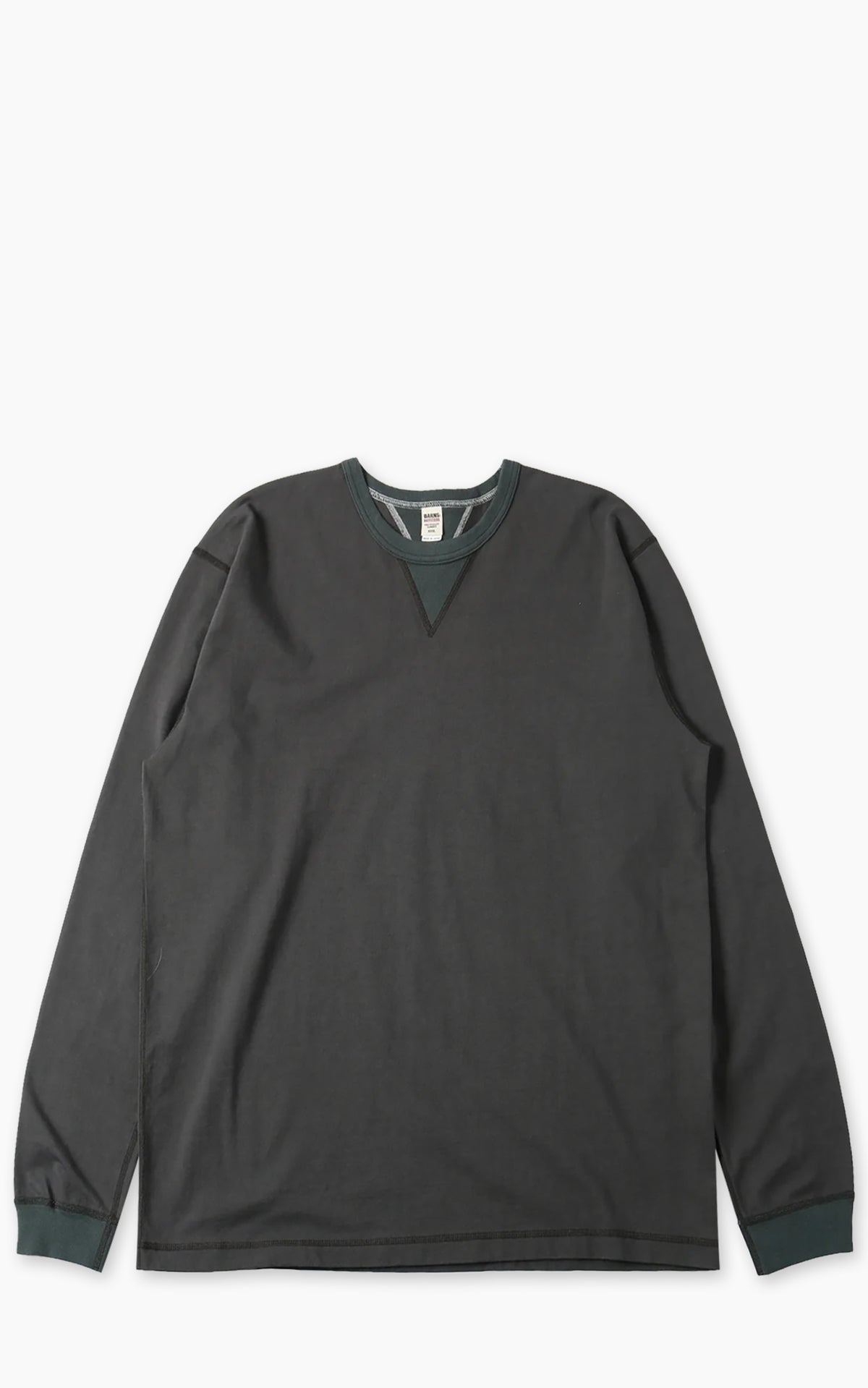 Barns Outfitters BR-3043 COZUN Crew Neck L/S T-Shirt Black