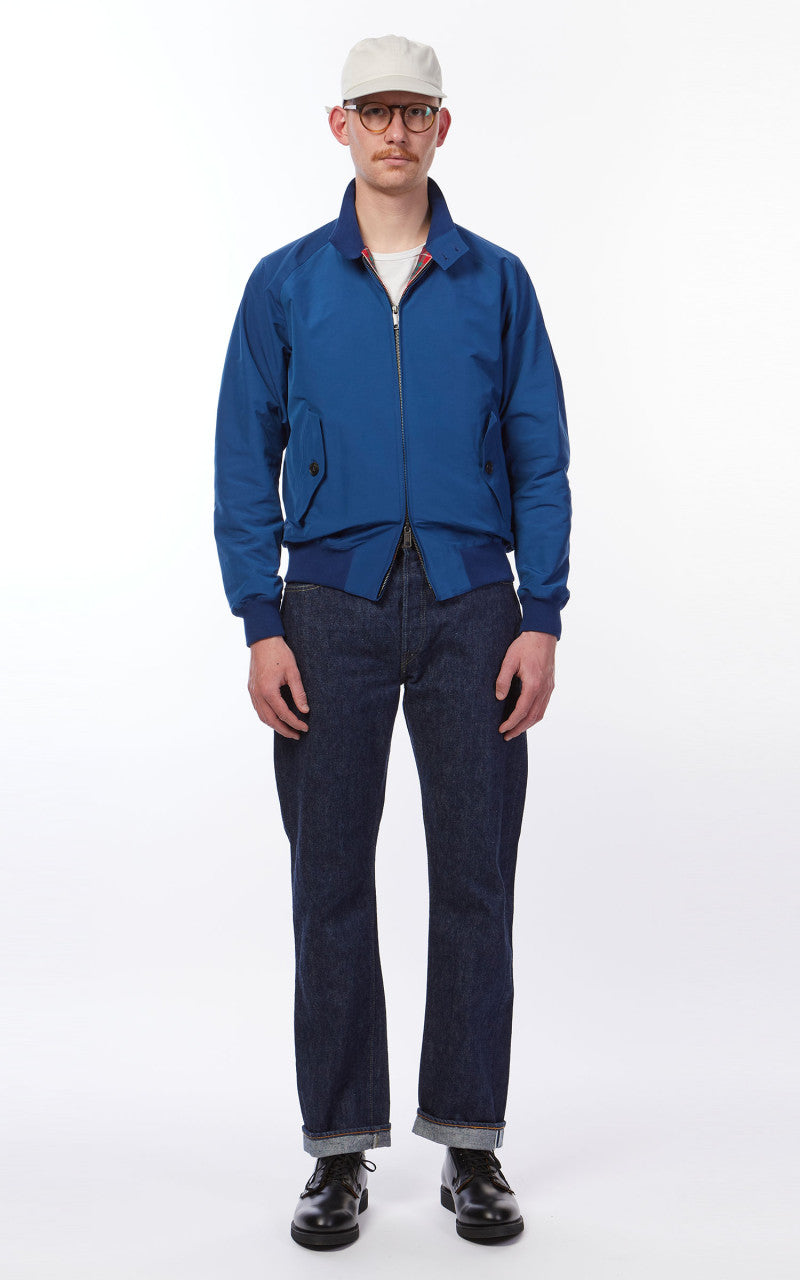 Baracuta G9 Classic Harrington Jacket Ocean Blue