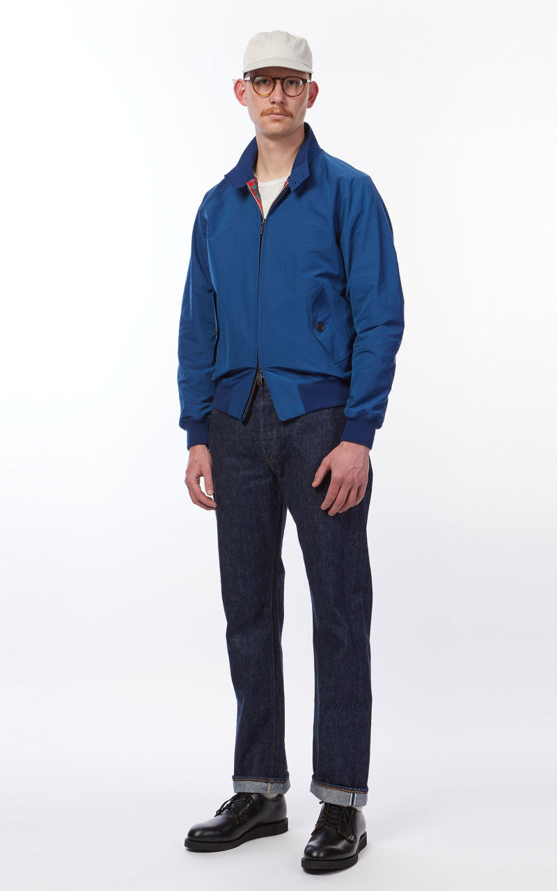 Baracuta G9 Classic Harrington Jacket Ocean Blue