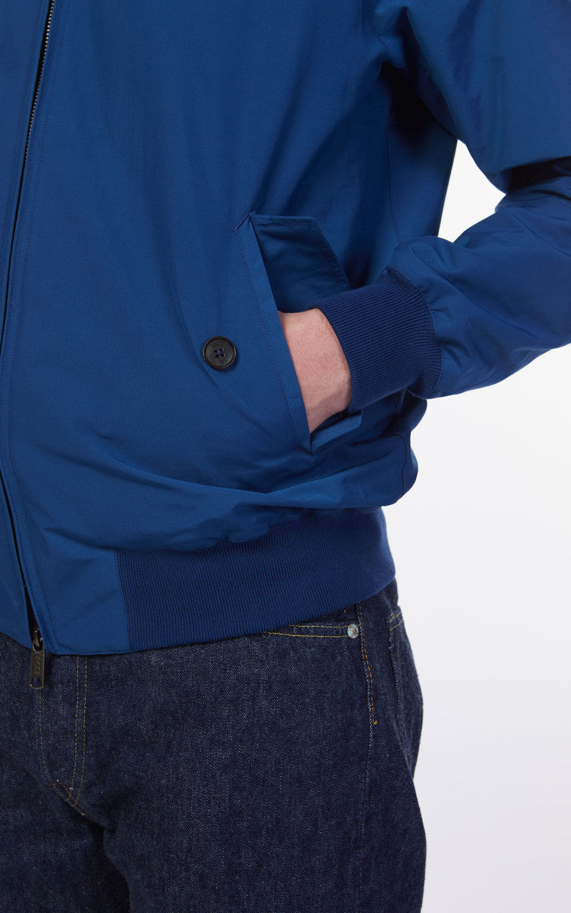 Baracuta G9 Classic Harrington Jacket Ocean Blue
