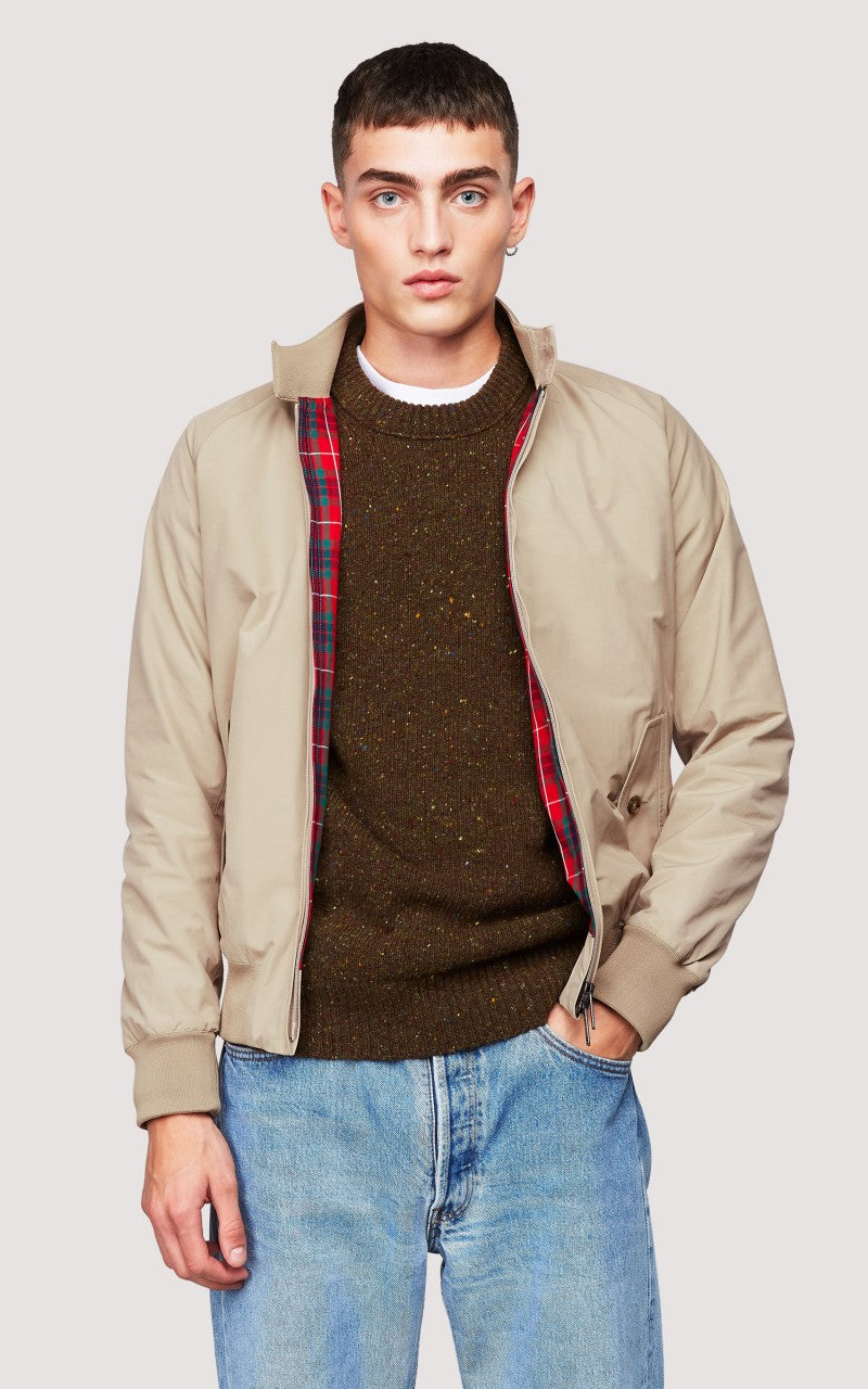 Baracuta G9 Classic Harrington Jacket Natural