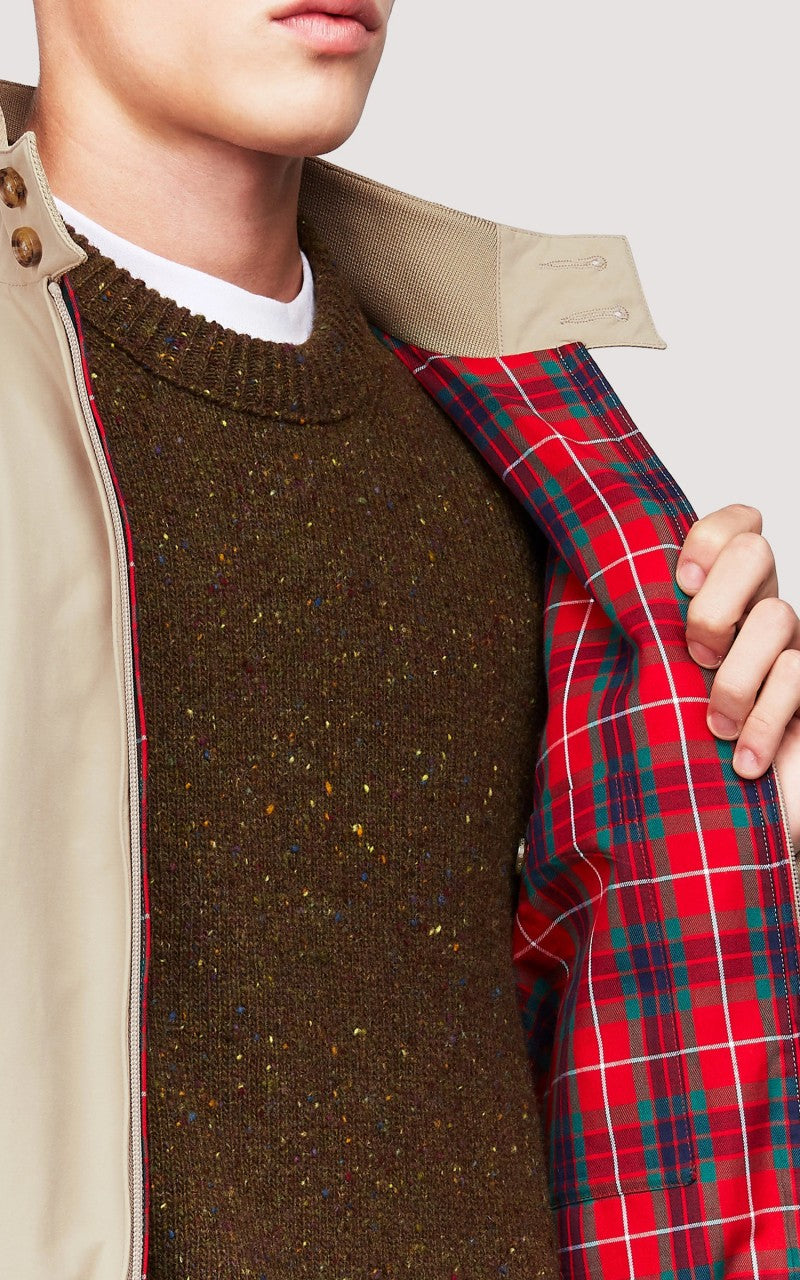 Baracuta G9 Classic Harrington Jacket Natural