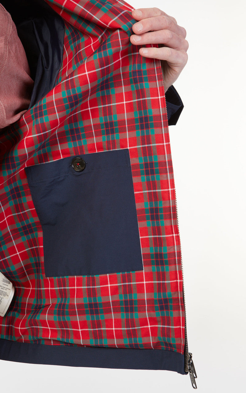 Baracuta G4 Harrington Jacket Baracuta Cloth UK Navy