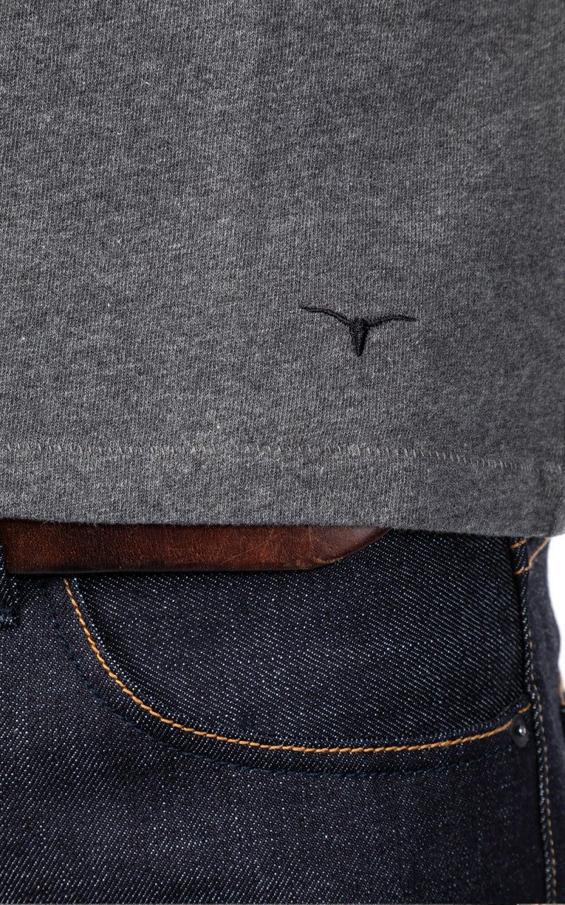 Benzak BT-01 Pocket Tee Dark Grey Melee