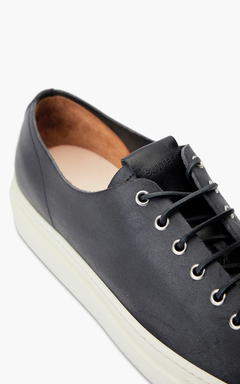 Buttero B10030 Tanino Sneakers Cracked Black