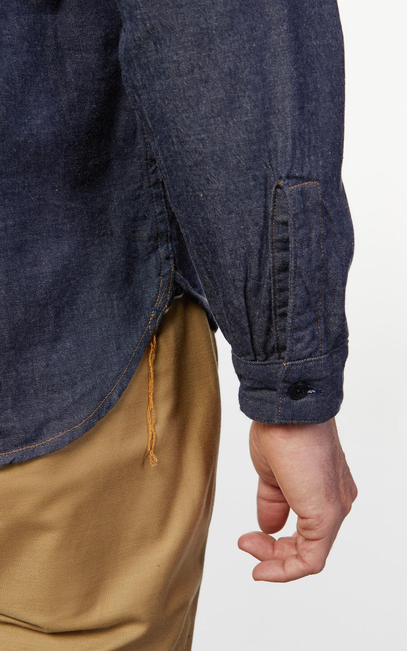 Benzak BWS-02 Utility Shirt LHT Selvedge Denim Indigo
