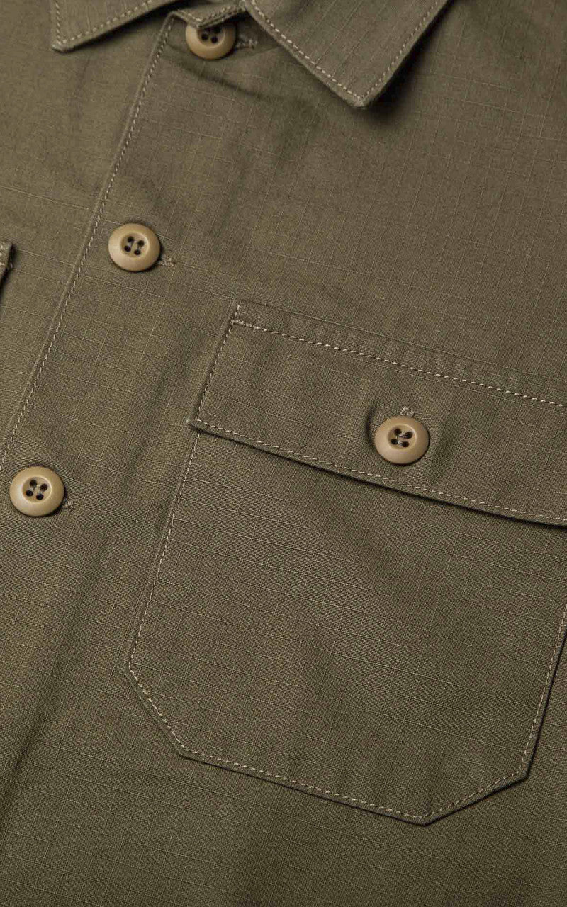 Benzak BWS-03 Military Overshirt Ripstop Olive Drab
