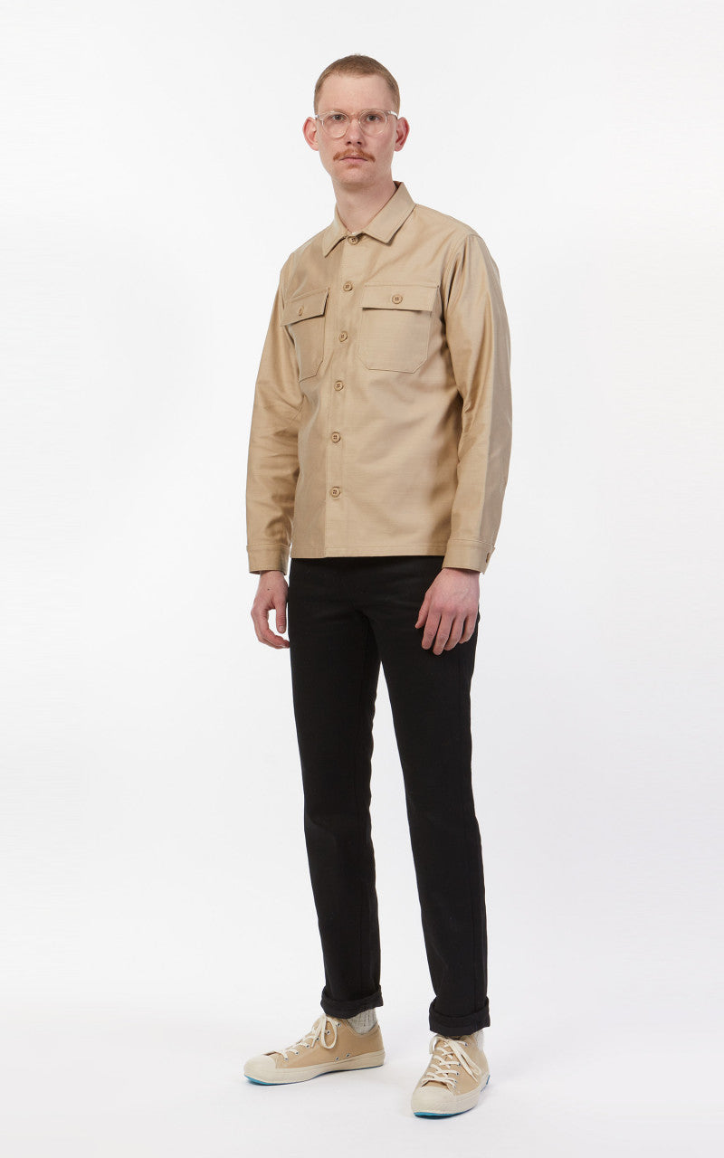 Benzak BWS-03 Military Overshirt Twill Sand