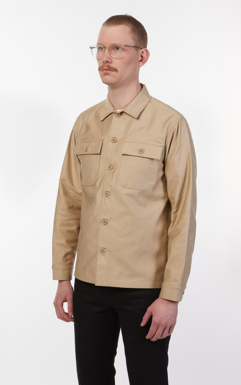Benzak BWS-03 Military Overshirt Twill Sand