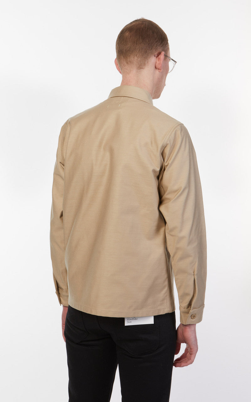 Benzak BWS-03 Military Overshirt Twill Sand