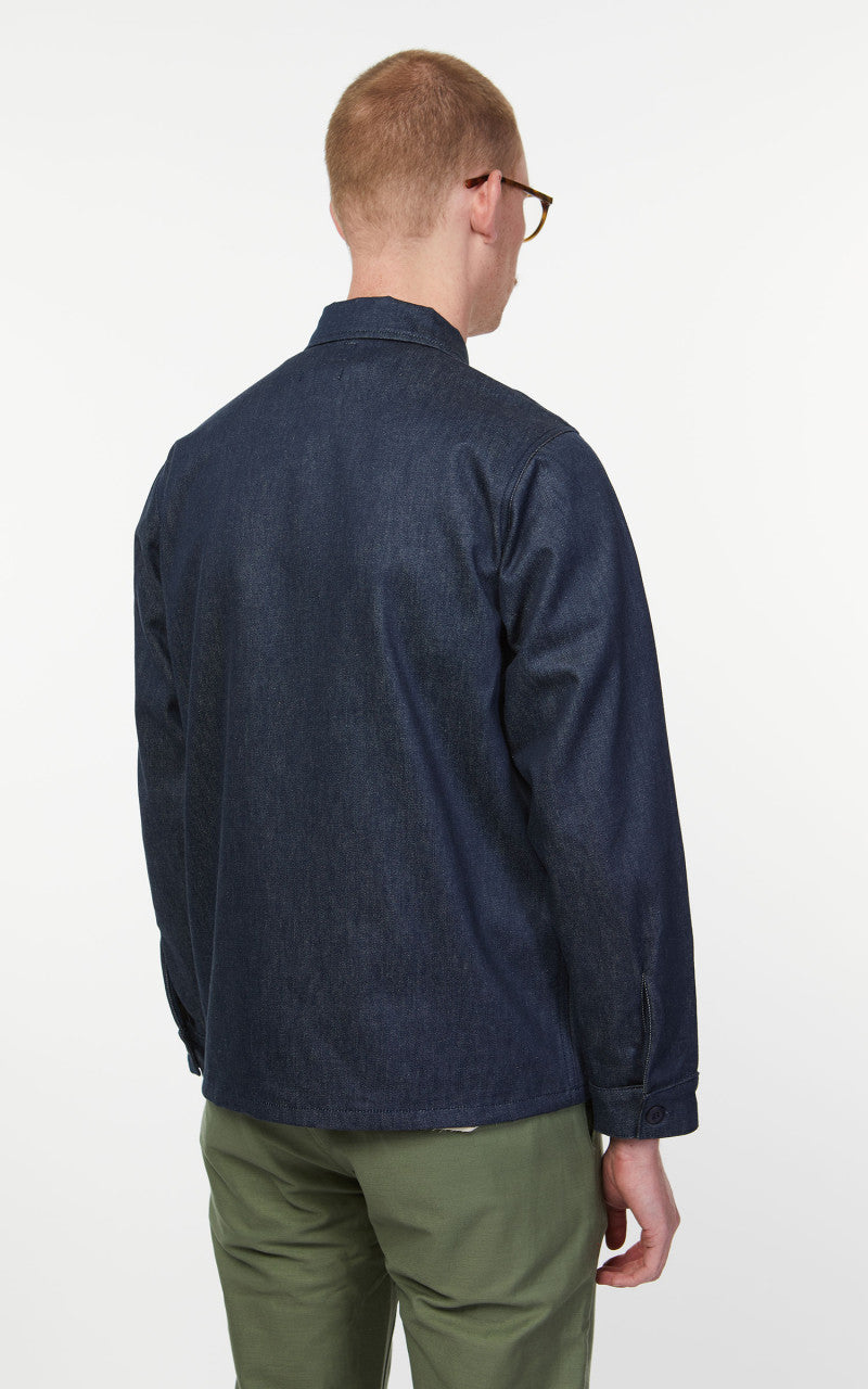 Benzak BWS-03 Military Overshirt Military Selvedge Denim 11oz