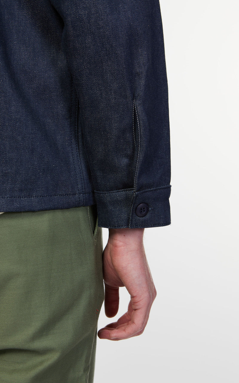 Benzak BWS-03 Military Overshirt Military Selvedge Denim 11oz